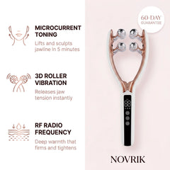 Facial Sculpting & De-Puffing Tool | 5-Min Daily Massage for Jawline & Cheeks | Gentle for All Skin Types | At-Home Routine