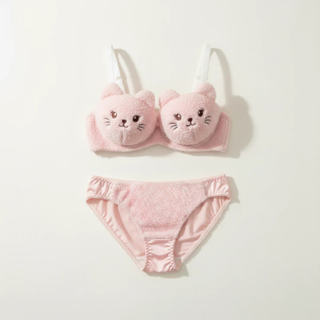 Cozyelle™ – Soft Plush Cute Lingerie Set