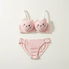 Cozyelle™ – Soft Plush Cute Lingerie Set