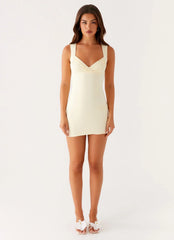 Rosier Mini Dress - Yellow