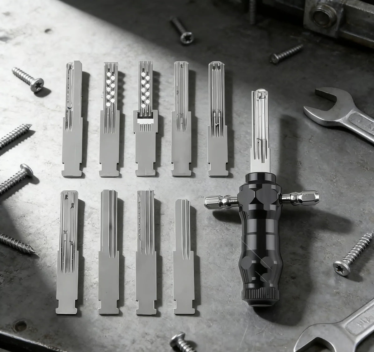 TitanLock Kit – Stainless Steel Tool Set