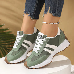 Cleo Sneakers | Comfortable Suede-Textured Design, Anti-Slip Outsole