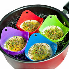 PoachBasket - silicone egg poachers [2+2 FREE!]