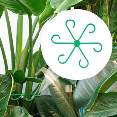 Plant Support Cages 4-Pack Set | Adjustable Sizes for Seedlings to Tall Plants | Weatherproof Garden Stem & Vine Support