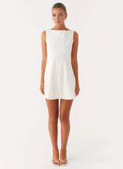 Emelie Mini Dress - White