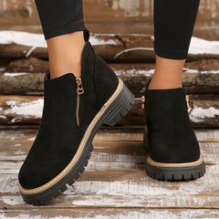 The Effortless Zip Boot - Stylish, Water-Resistant, and Anti-Slip + 50% OFF