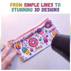 InspiraRise™ 3D Drawing Pens — Bring Your Imagination to Life with Vibrant, Touchable Art That Pops Off the Page