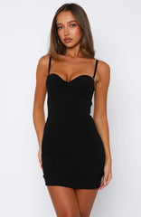 I Know You Tried Mini Dress Black