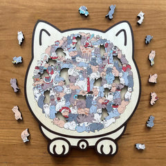 MorandiPuzzle™ – Cat motif