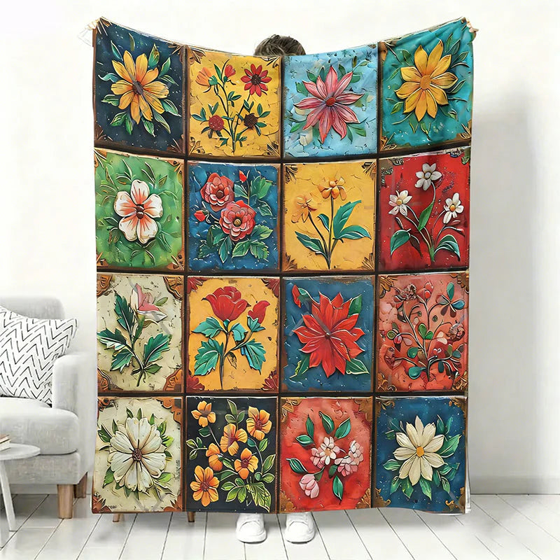 PetalSoft – Floral Flannel Blanket