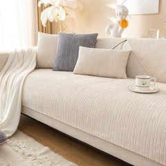 LuxuraWeave™ Chenille Sofa Cover — Turn Your Sofa Into a Stain-Defying, Pet-Proof Plush Haven