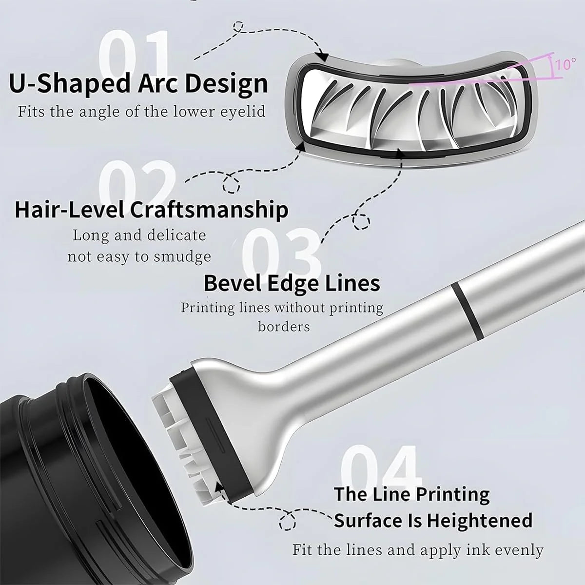 FlickStamp™ Perfect Winged Look