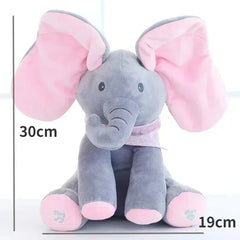PeekPal™ – Talking Elephant Plush That Plays, Sings & Delights