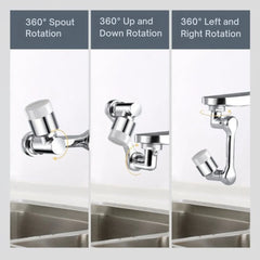 SpinTap™ - 1080 degree rotating extension tap