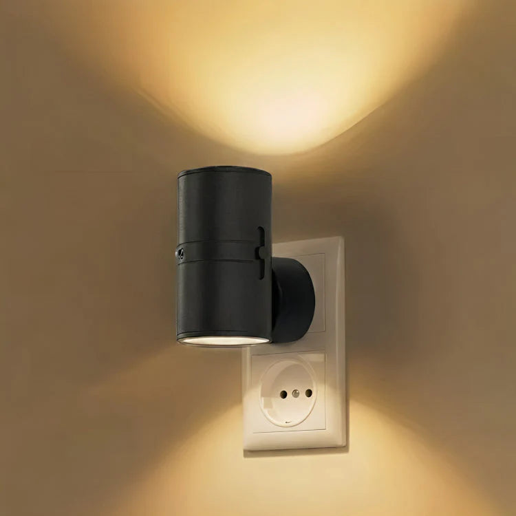 Dimmable Night Light EU Plug | Auto Dusk Sensor + Stepless Dimming, Warm White 100lm | 1W Low Energy for Hallway & BedroomlowGuard — Effortless Nighttime Safety That Soothes and Protects Every Step