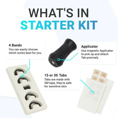 Magnetic Nose Breathing Aid | Helps Open Nasal Passages for Easier Airflow at Night | Comfortable Reusable Fit | Sleep & Sports Use