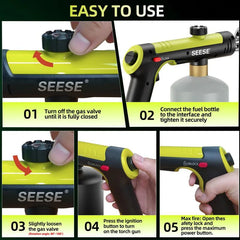Powerful Propane Torch - 2732°F High Temp Flame(Buy 2 Free Shipping)