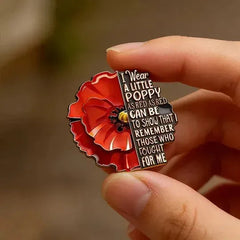 RED Friday Brooch Pin | “Remember Everyone Deployed” statement | Unisex fit for jacket, hat & backpack | Gift-ready option