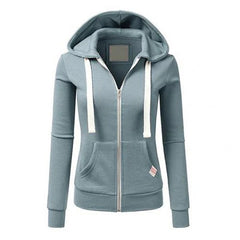 Heidi-Mode | Fleece Zip-up Hoodie with Adjustable Hood