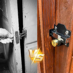 Dual-Action Gate Lock Latch | Heavy-Duty Outdoor Security for Gates, Sheds & Fences | Reinforced Strike Design | Easy Install