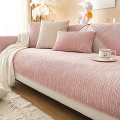 LuxuraWeave™ Chenille Sofa Cover — Turn Your Sofa Into a Stain-Defying, Pet-Proof Plush Haven