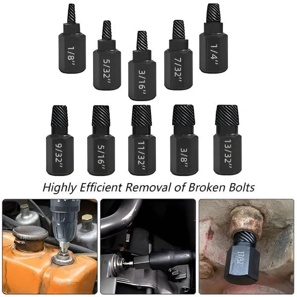 BoltBuster – 20-Piece Screw Extractor Set