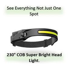 The HorizonView Headlamp - See Everything, Not Just One Spot