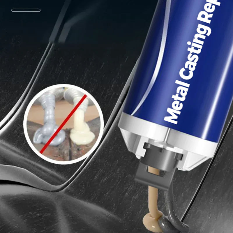 Industrial-Grade Repair Glue for Metal & Plastic | High-Strength Bond, Fast Set | Waterproof, Heat & Impact Resistant | DIY & Auto Fixes
