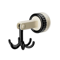360 Rotating Folding Wall Hook | No-Drill Adhesive Mount | Heavy-Duty 50 kg Load Capacity | Space-Saving Organizer | Red/Green/Black