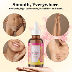 Hair Reduction Oil for Smooth Skin | Pain-free daily massage, hydrates & softens | For legs, arms, underarms, face