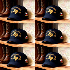 Republic of Texas Embroidered Hat